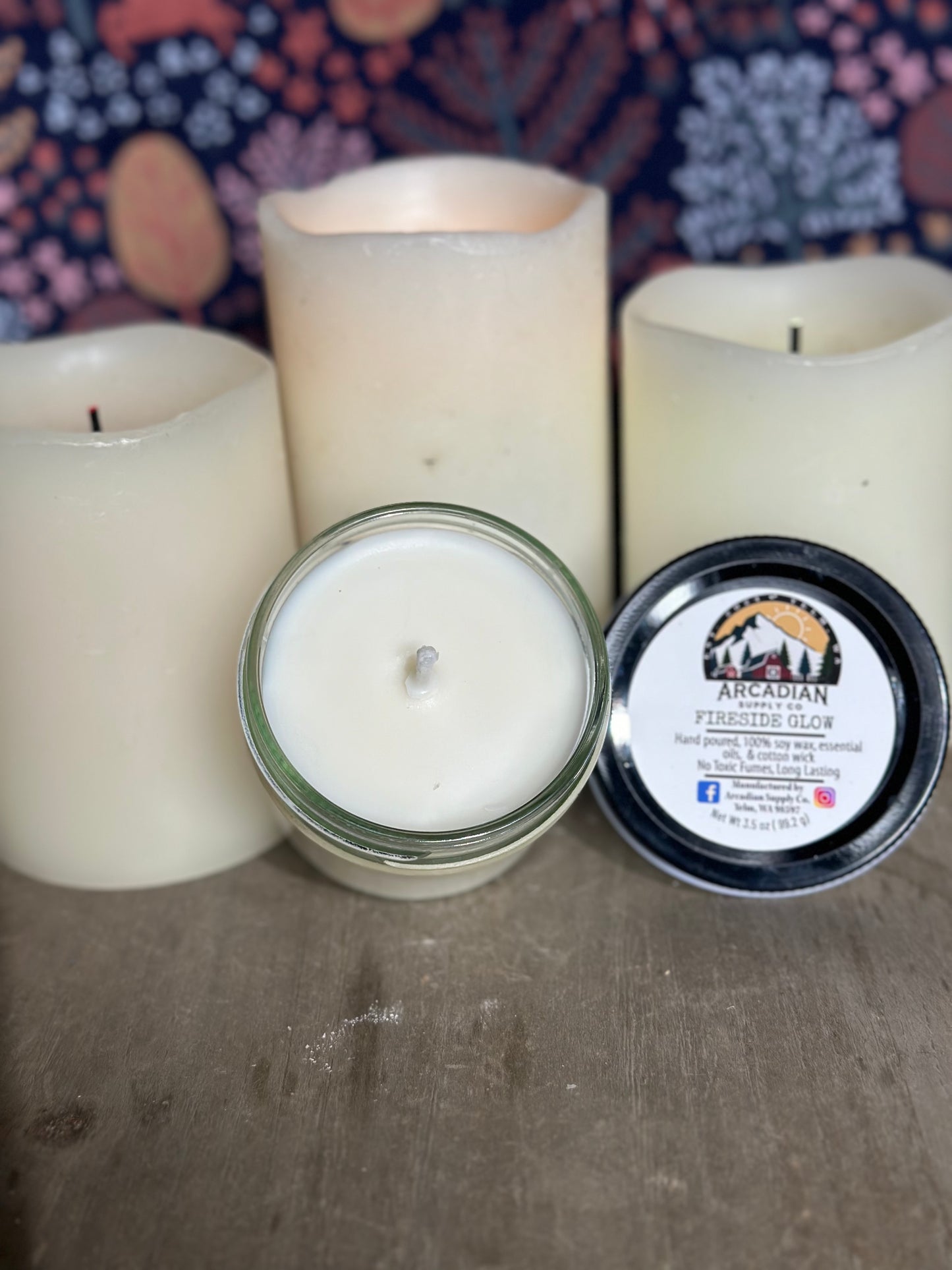 Fireside Glow Soy Wax Candle