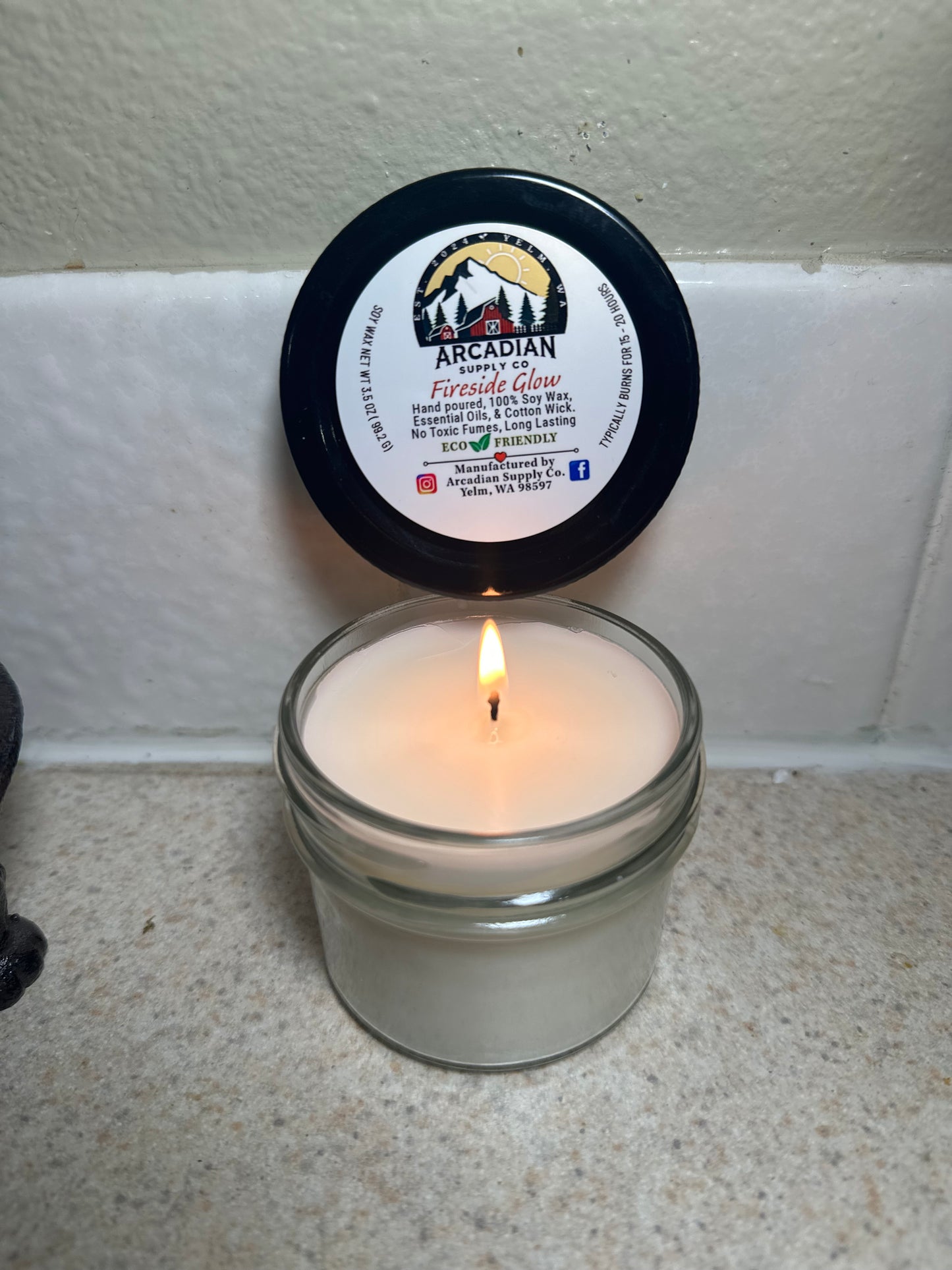 Fireside Glow Soy Wax Candle