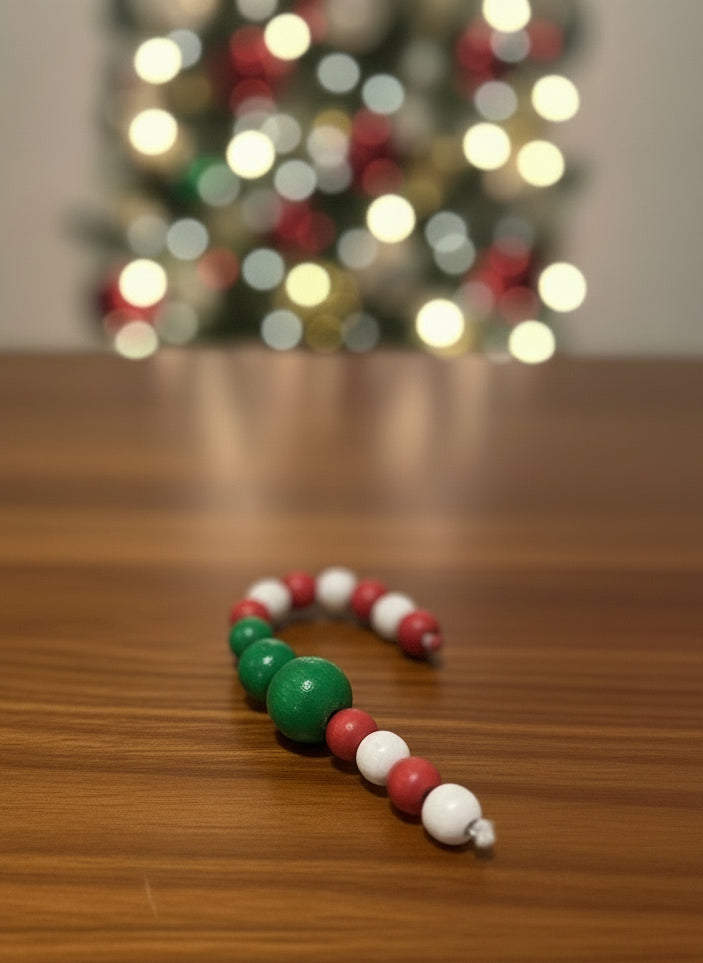 Candy Cane Tree Ornament (4" Tall)