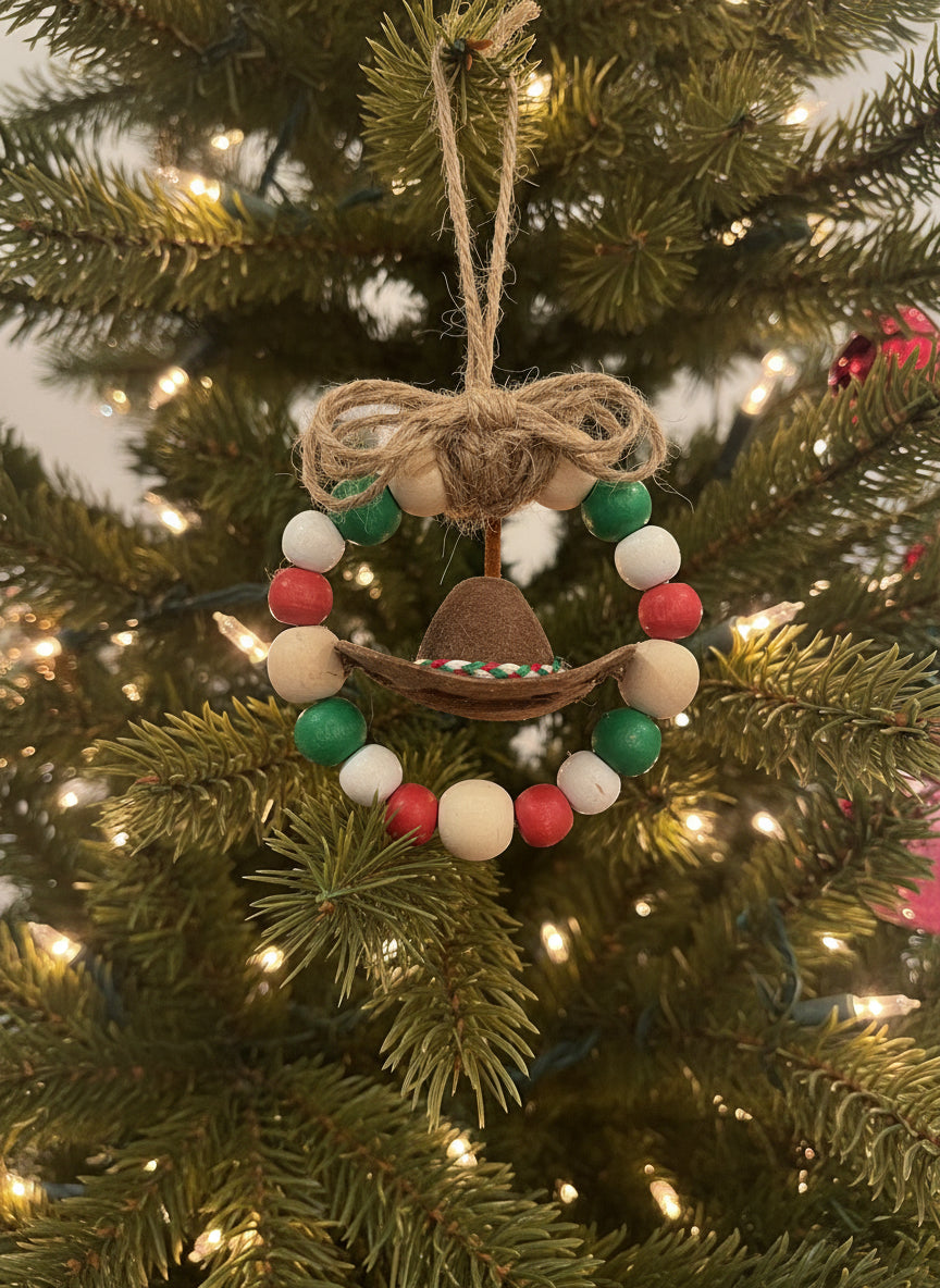Cowboy Hat Hanging Ornament