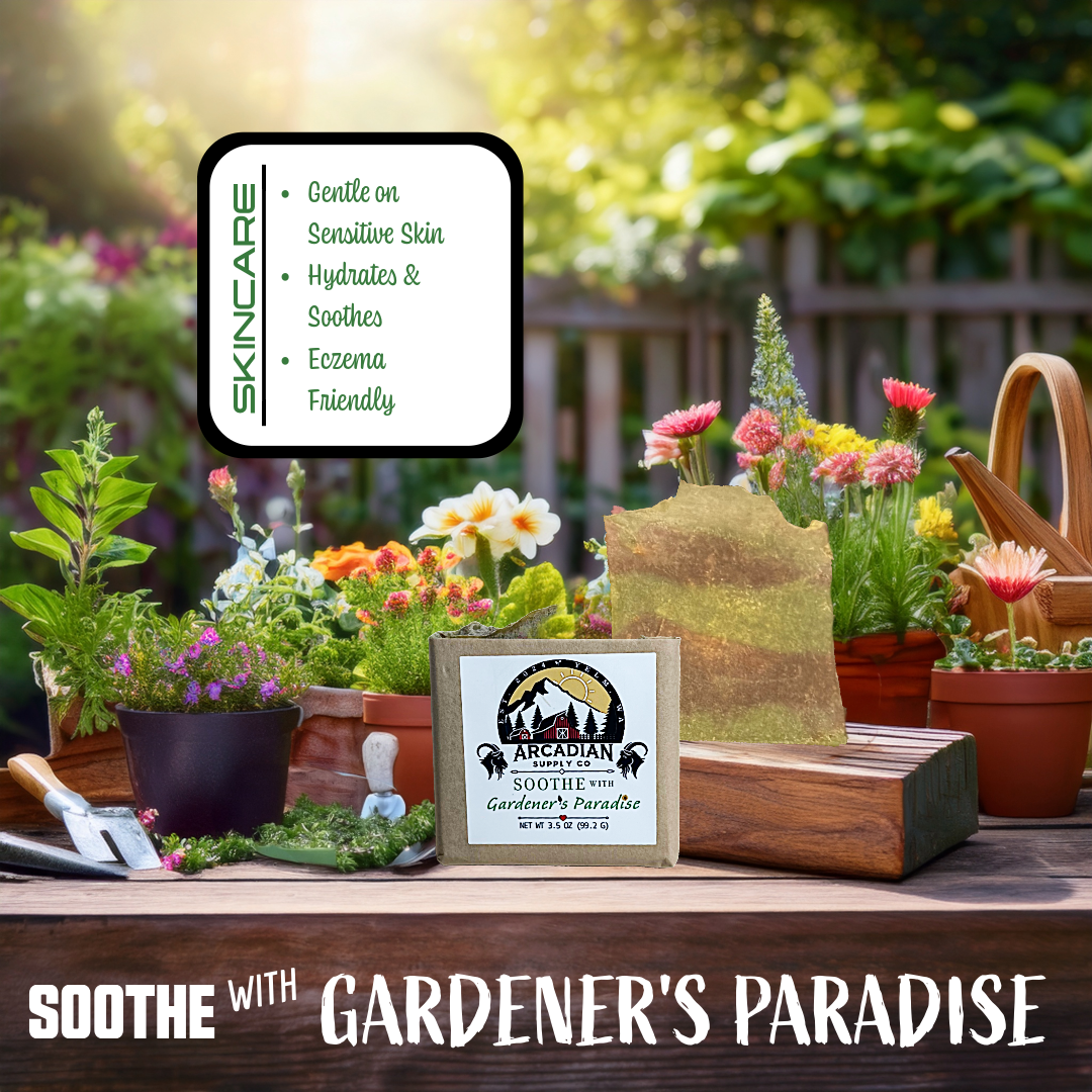 SOOTHE WITH Gardener's Paradise Goat Milk Soap