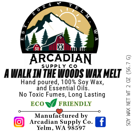 A Walk In The Woods Wax Melts