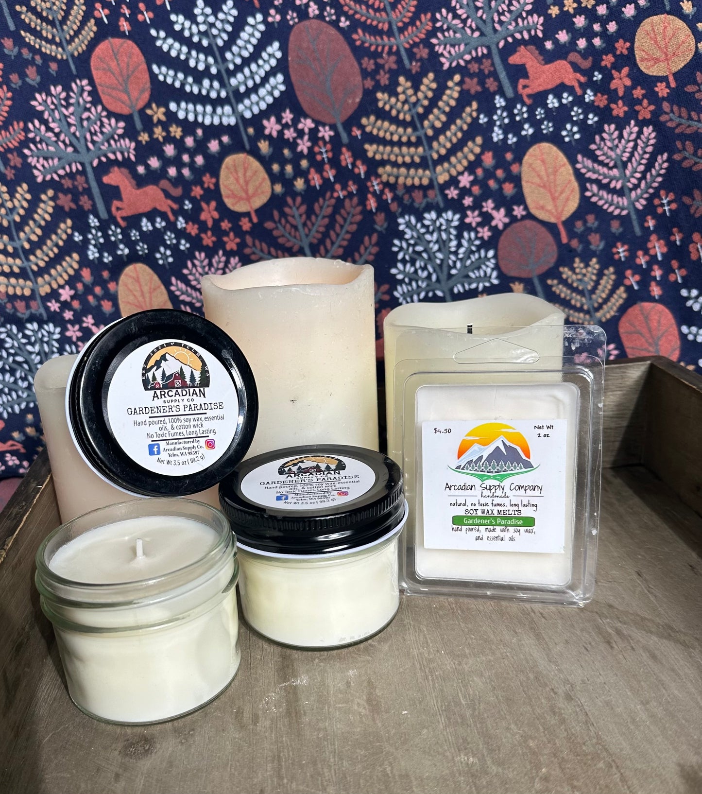 Gardener's Paradise Wax Candle