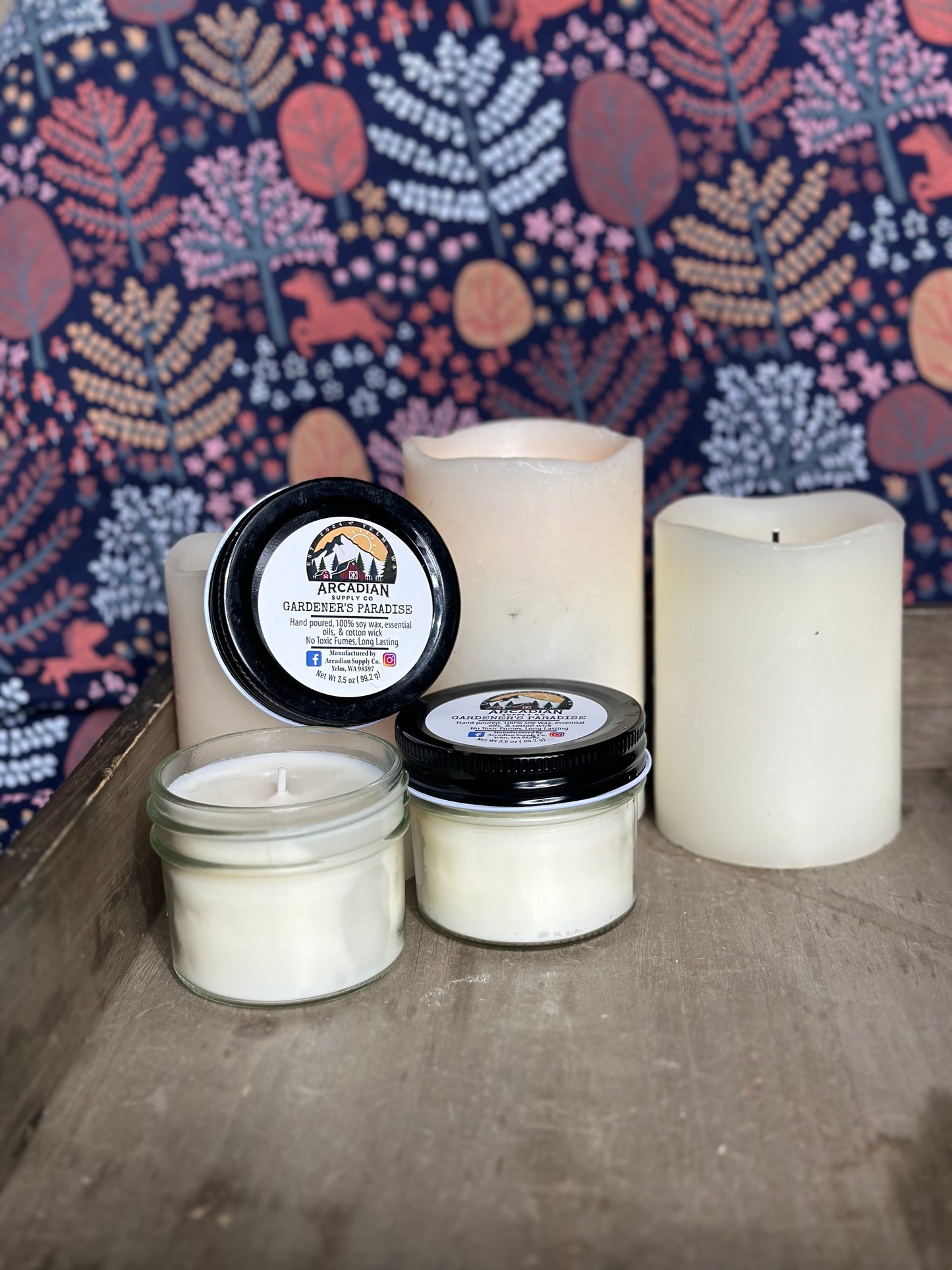 Gardener's Paradise Wax Candle