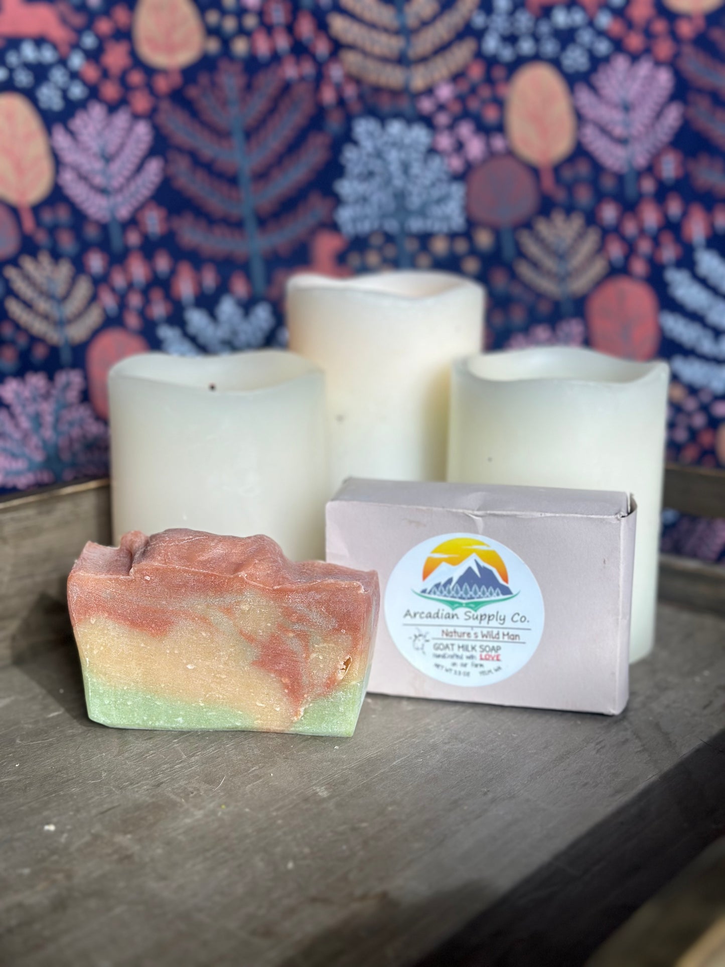 PURE WITH Nature's Wild Man Goat Milk Soap