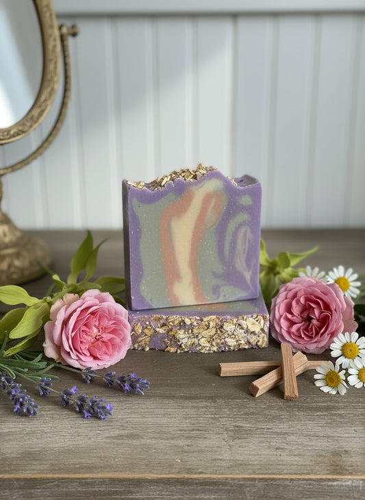 Floral Elegance Goat Milk Soap