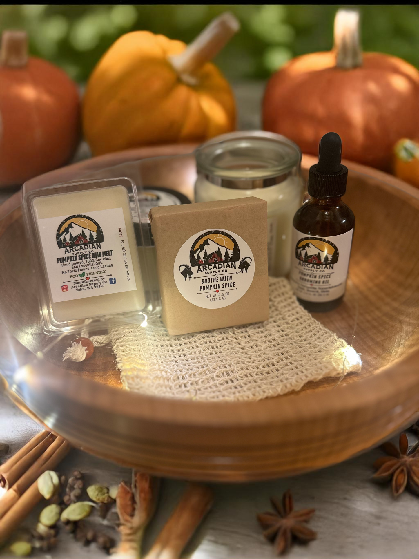 Pumpkin Spice Wax Candle