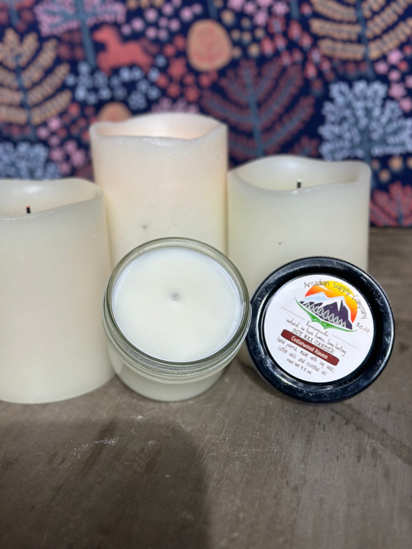 Cedarwood Haven Wax Candle