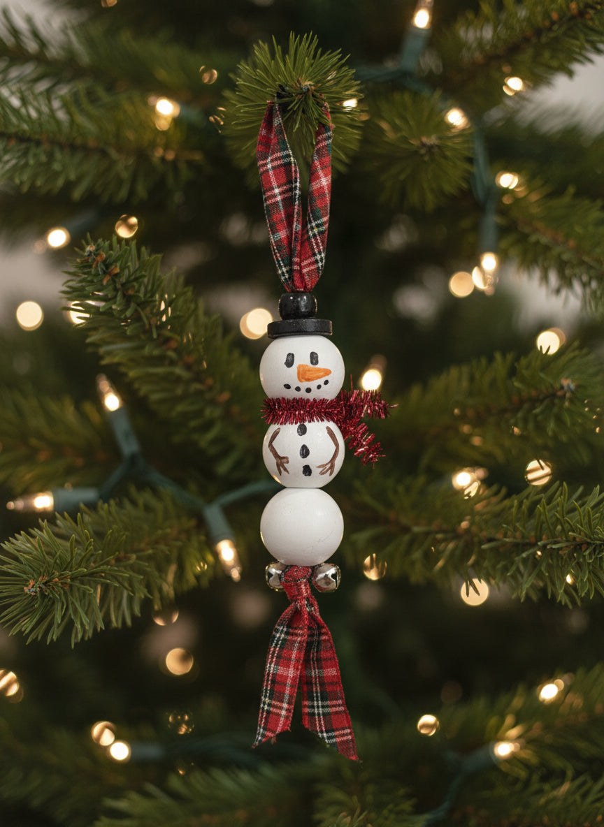 Hanging Snowman Ornament