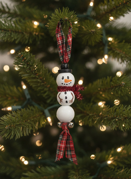 Hanging Snowman Ornament