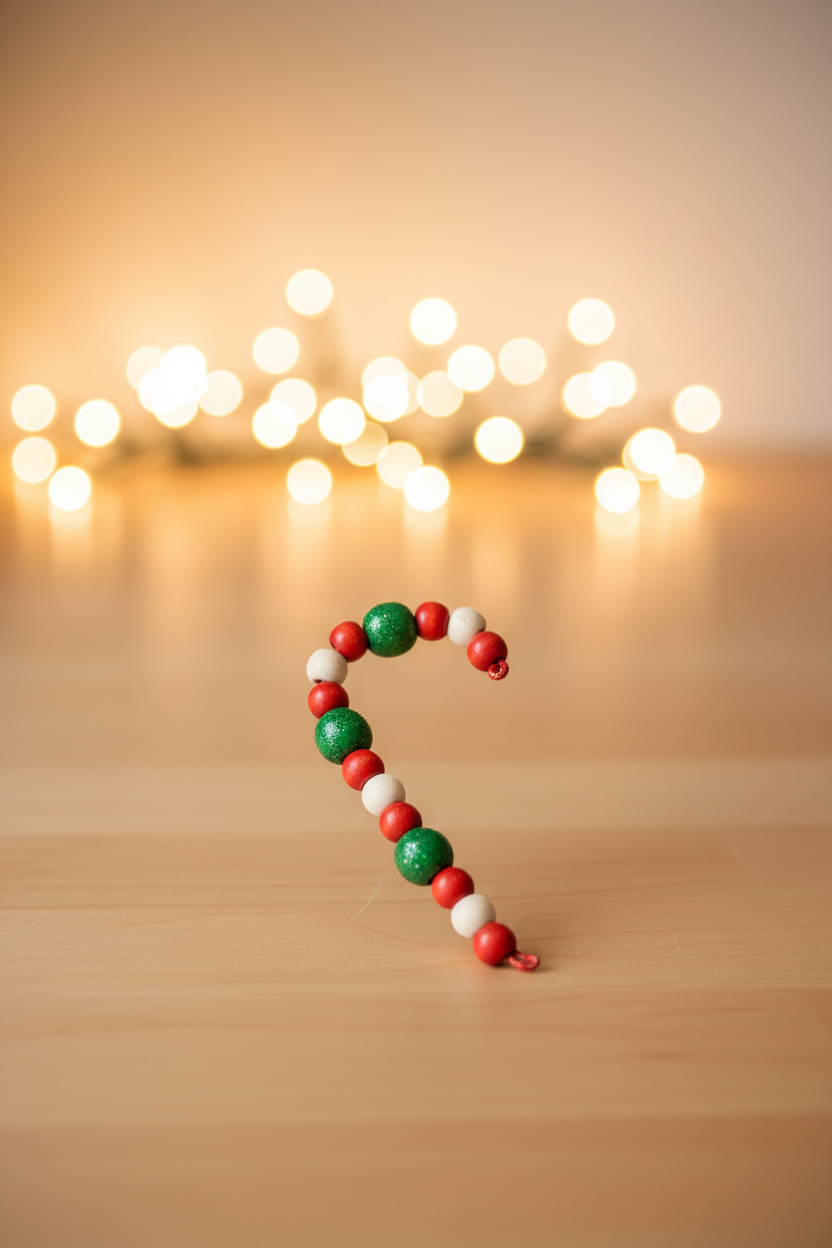 Candy Cane Ornament (4" Tall)